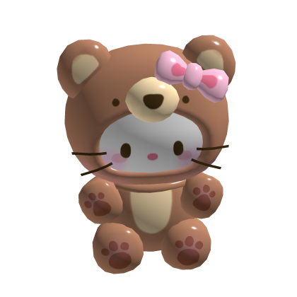 Kitty Bear Plushie Holdable thumbnail
