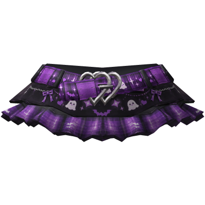 Purple Halloween Gothic Skirt