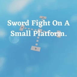 Sword Fight On A Small Platform. icon