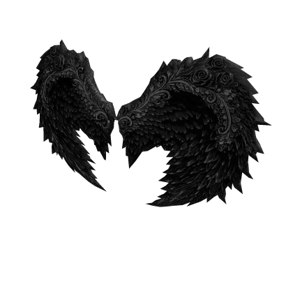 Gothic Angel Wings Roses Small Roblox item