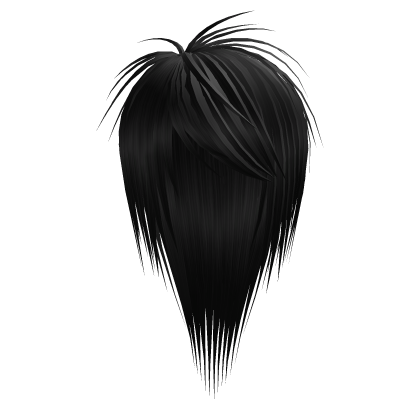 Grey Long Messy Scene Hair Roblox item