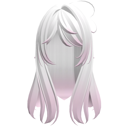 ♡ ꒰ Long cute messy fluffy moe hair in ombre Roblox item