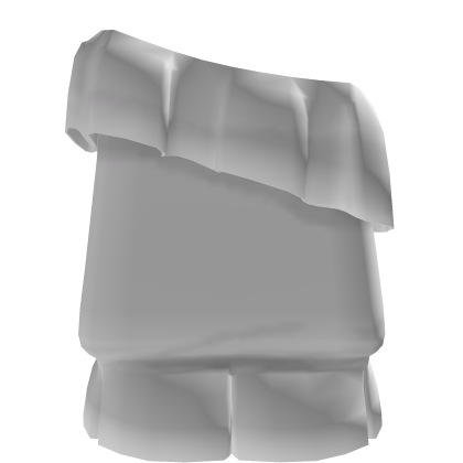 [Left] R6 1.0 White Ruffle Cold Shoulder Sleeve