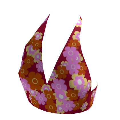 Pink Flowered Cropped Top thumbnail