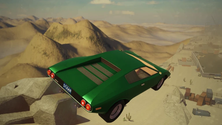 (🏎️Cougar!) Drive Cars Down A Hill!