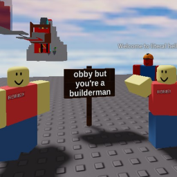 Obby but you're a builderman