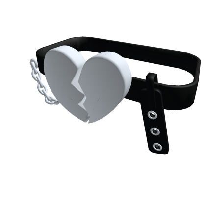 Black Heartbreaker Chain Belt
