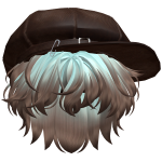 Mint Chocolate Boy Hair w Hat