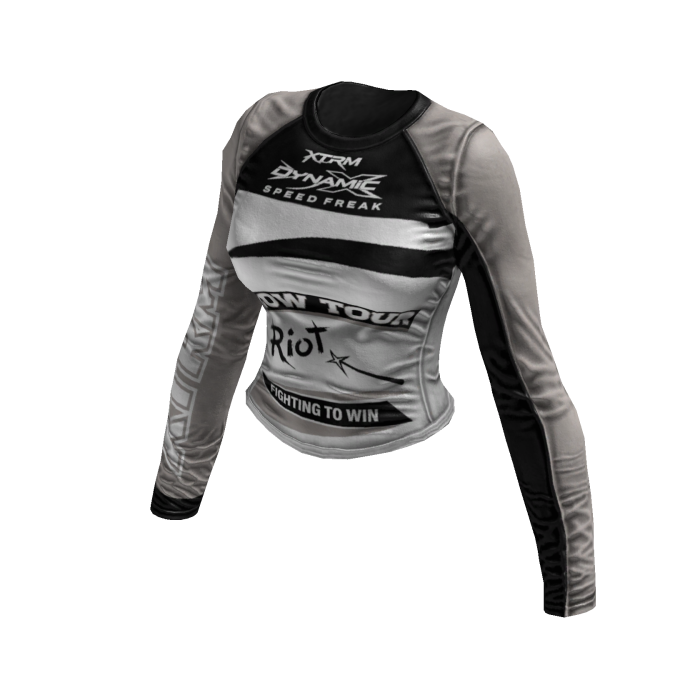 Graffiti Hashiriya Streetracer Top (Silver)