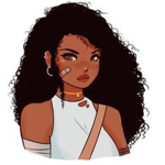 black anime girl aesthetic 90s hip hop clothes