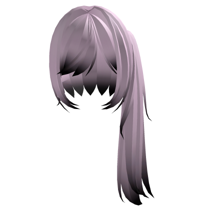 Moe Ponytail - Ombre pink and black Roblox item