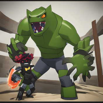 Fighting Mosters Sim