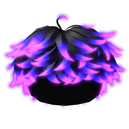 [💡GLOWING] Galaxy Super Messy Fluffy Hair Roblox item