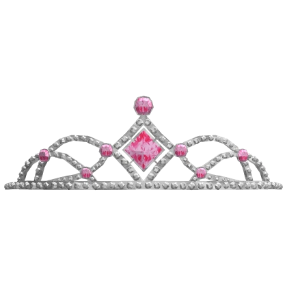 Royal Silver Pink Princess Tiara | Roblox Item - Rolimon's