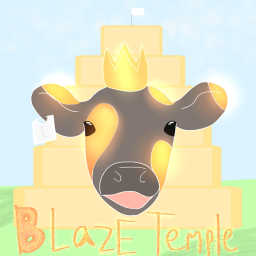 blaze cow temple