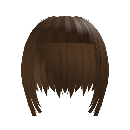 Rockstar niche emo choppy vkei short brown hair