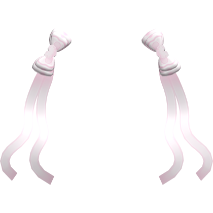 ꒰♡꒱ adorb long thick ribbon addon in pink Roblox item