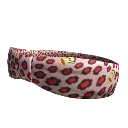 Red Paul Frank Leopard Headband