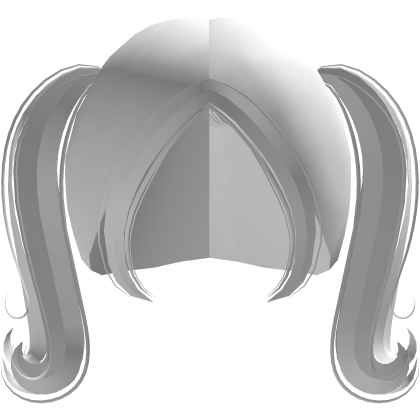 ۶ৎ | cute short pigtails flipped in pure white