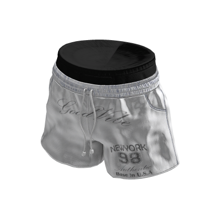 Stylish Shorts (White) thumbnail
