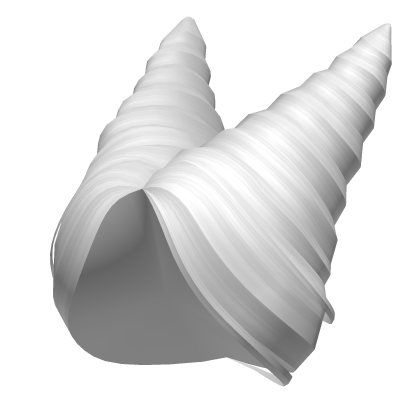Halloween Demon Double Horn Hair White Roblox item