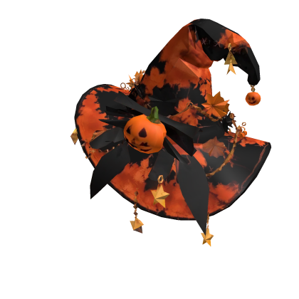 Pumpkin Witch Halloween Hat