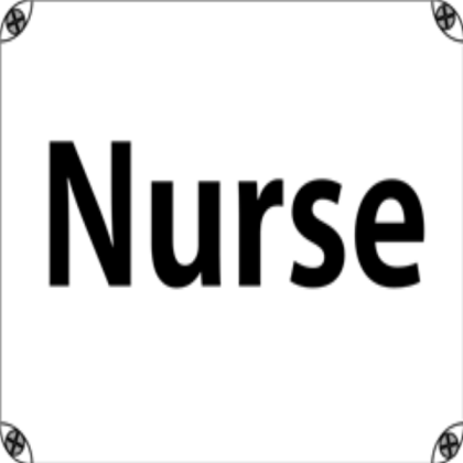 nurse sign Roblox decal