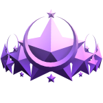Purple Starstruck Crown