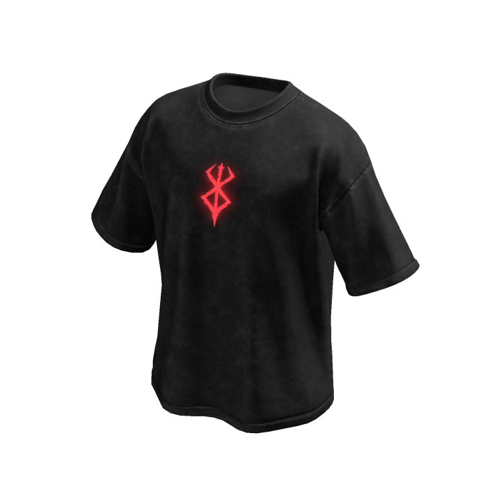[Emissive] Berserk Black Oversized Shirt