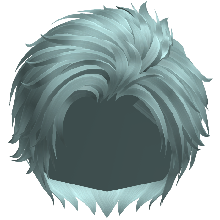 Teal Side Comb Over Anime Boy Hair