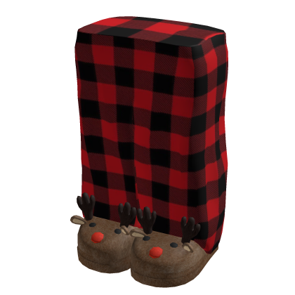 Christmas Pants Reindeer Slippers thumbnail
