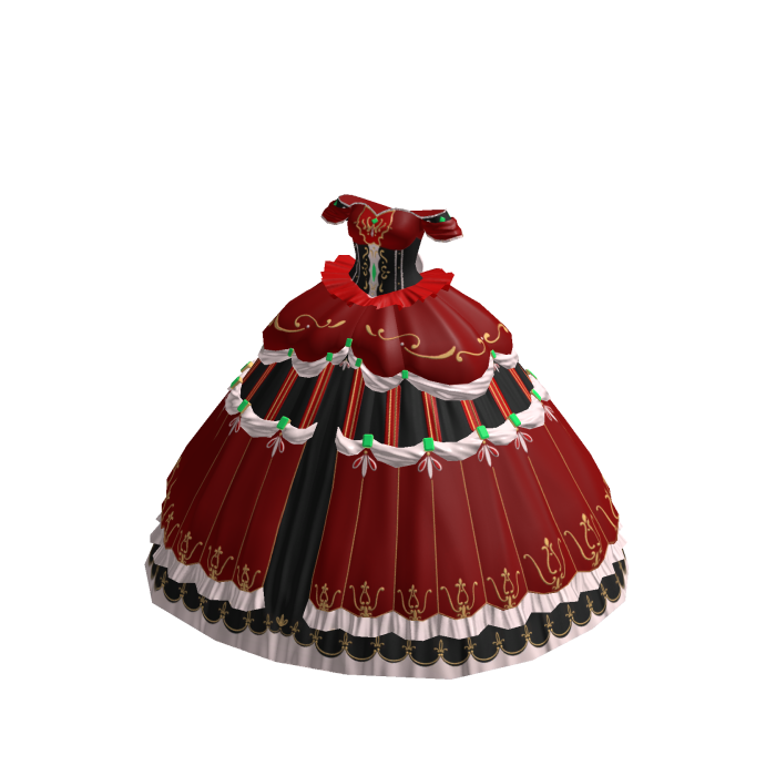 ♾️ Red Royal opera ballgown