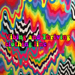 vibing and thriving clothing line