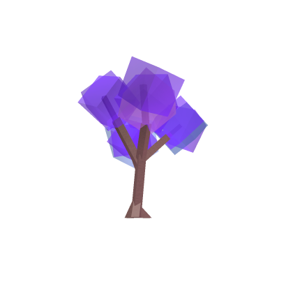 Sakura Purple Tree