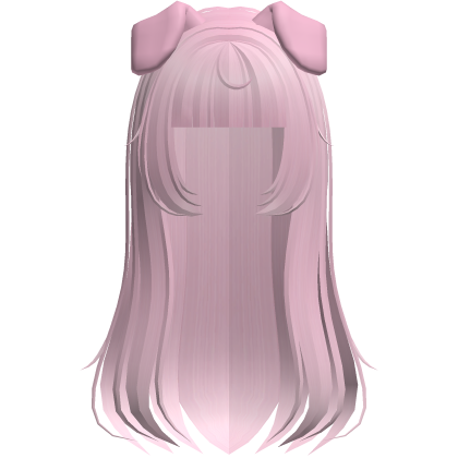 kawaii long soft puppy hair in pink