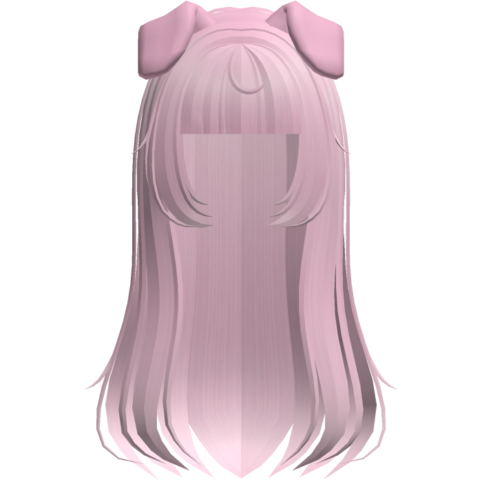 kawaii long soft puppy hair in pink