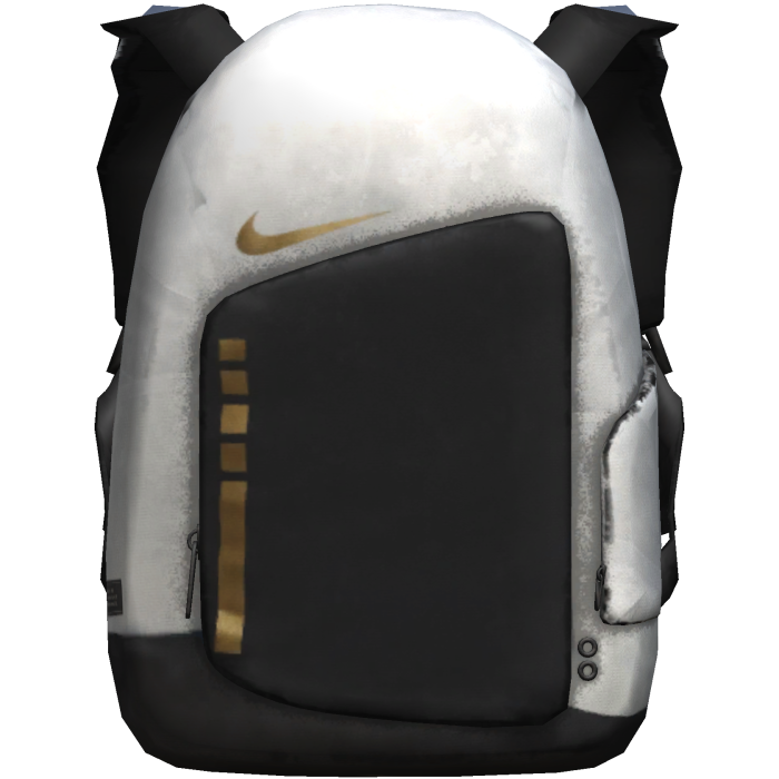(3.0) White/Black Bookbag