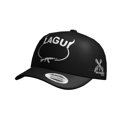 Casquette LAGUI En Croix Records Noir