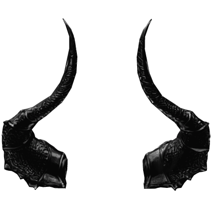 Black Demon Horns Roblox item