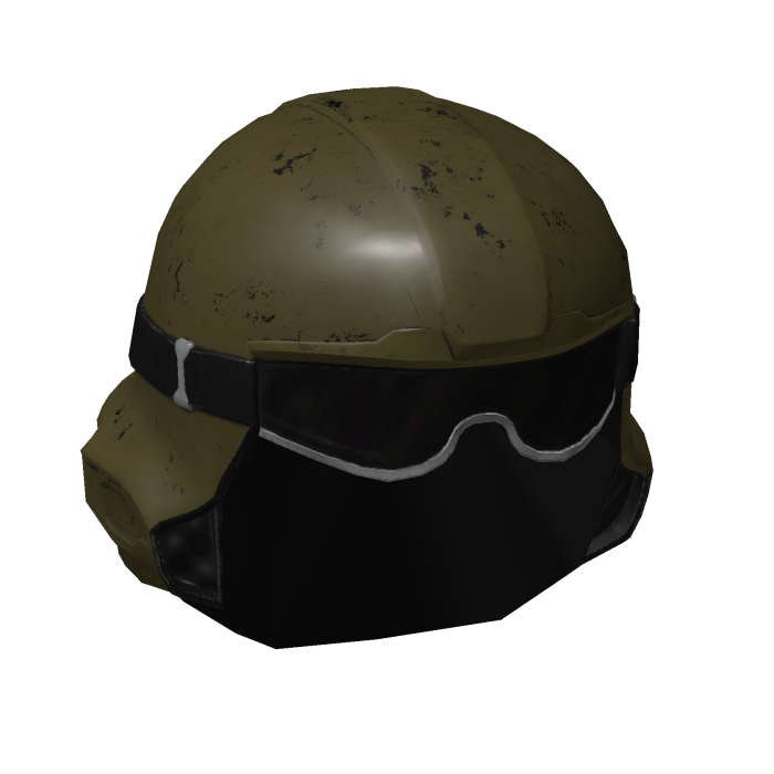 Maskless Helldivers SEAF Helmet Grunt (Green)