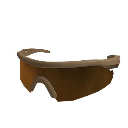 Sleek Tan Tactical Ballistic Shades Orange Roblox item