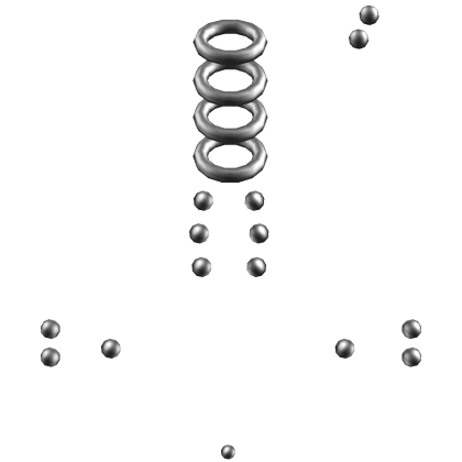 DeathRow Silver Piercings Set