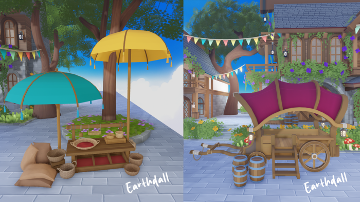 Medieval Market Props [Silvergarden Village Life] preview 3