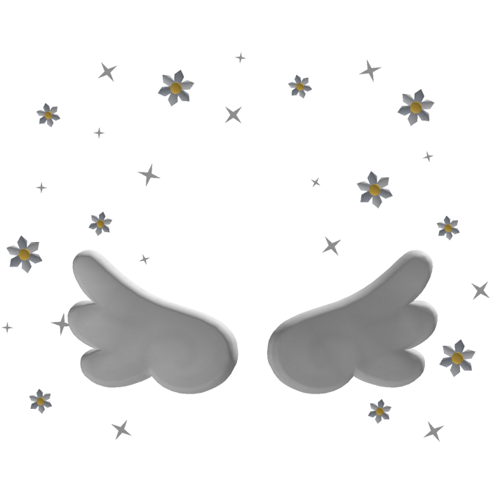 Angel Wings and White Dasies Aura