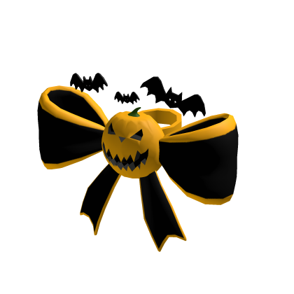 Classic pumpkin bow (for korblox)