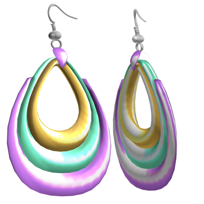 Pastel Purple 2000s Harajuku Ear Hoops Y2K