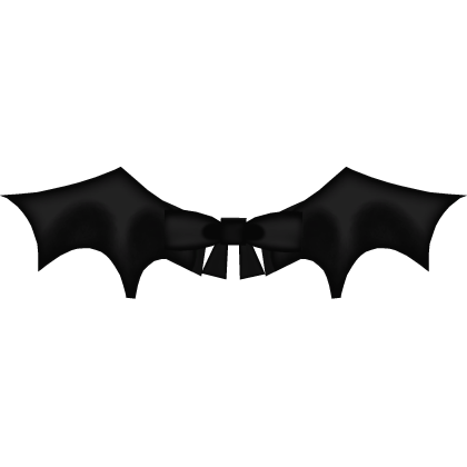 Cute Black Halloween Bat Wings