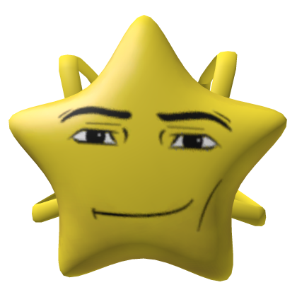 Star Man Face Backpack Roblox item