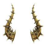 Golden Spiked Horns