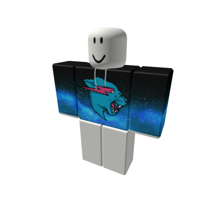 Mr Beast Blue Galaxy Hoodie - MrBeast thumbnail